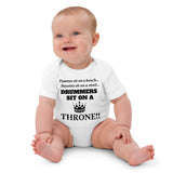 DRUM FUN: Organic cotton baby bodysuit